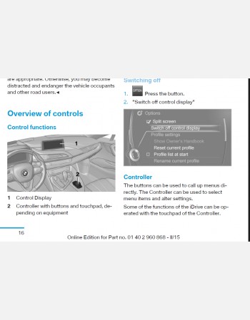 bmw i8 2015 owners manual